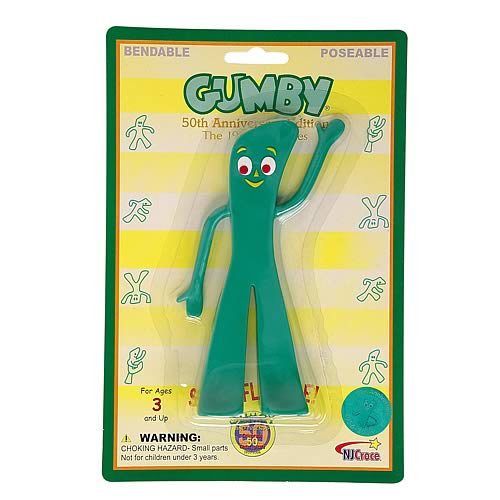 Gumby and Friends Retro Gumby Bendable Figure